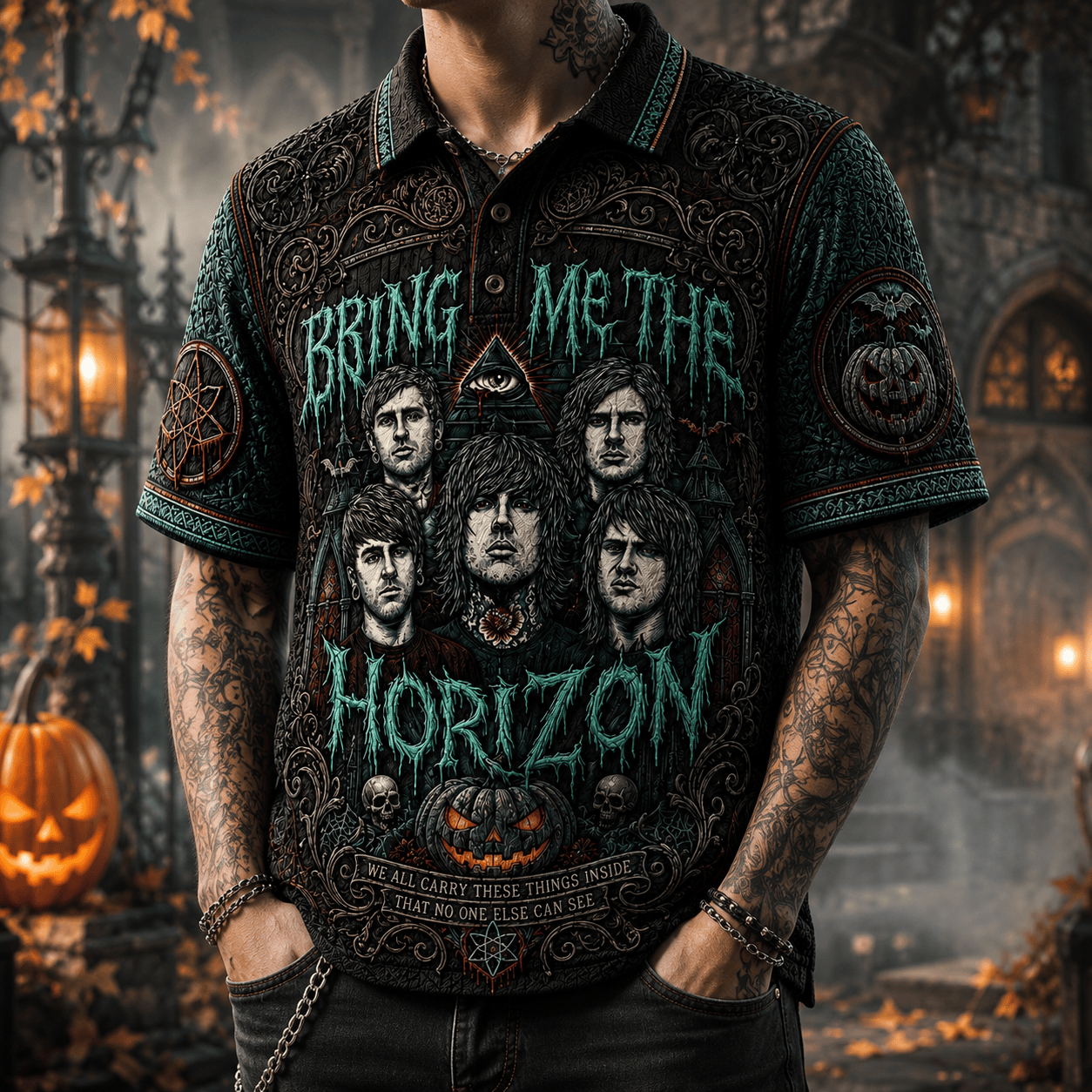 PREMIUM BMTH 3D EMBOSS SHIRT NTVA