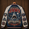 PREMIUM JAWS SATIN BASEBALL JACKET NTNA