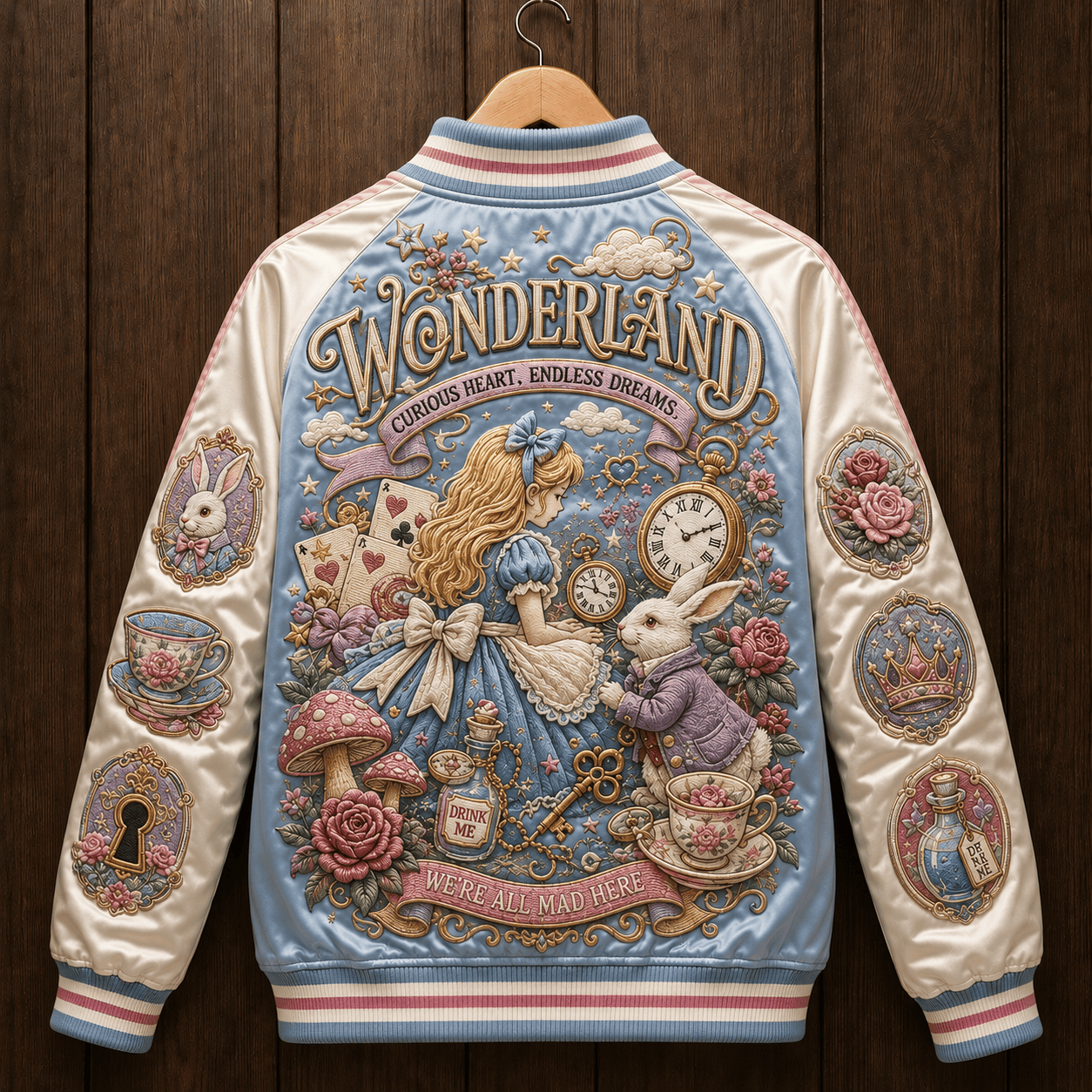 PREMIUM ALW SATIN BASEBALL JACKET NTNA