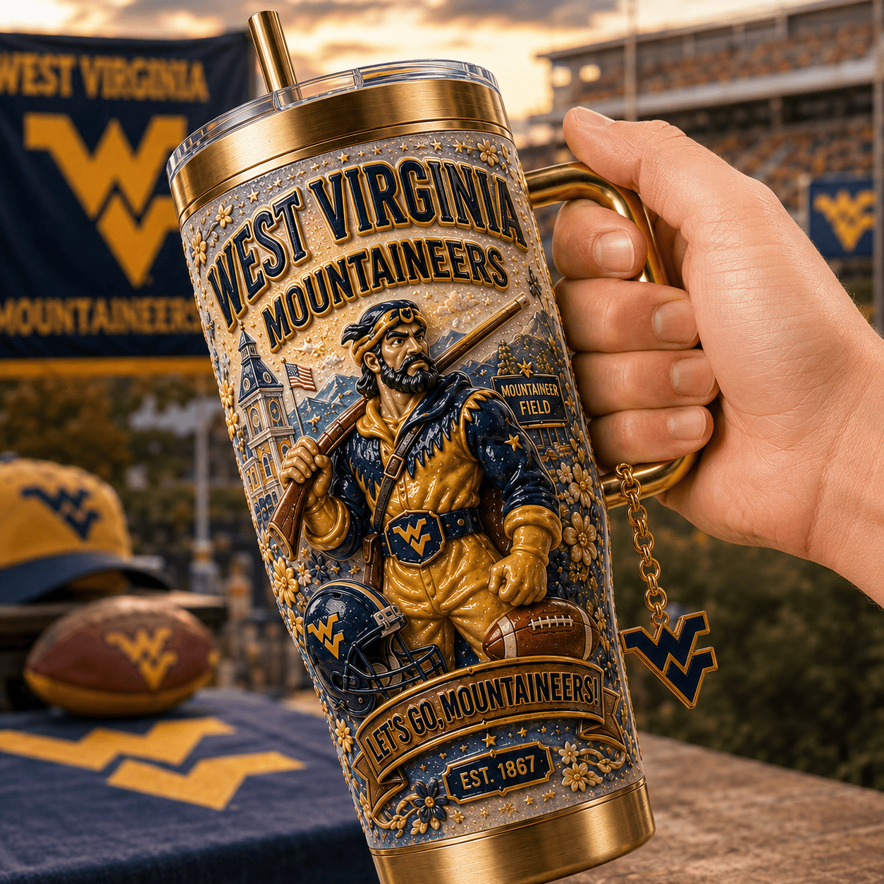 WVM 40oz Tumbler With Handle TTNL
