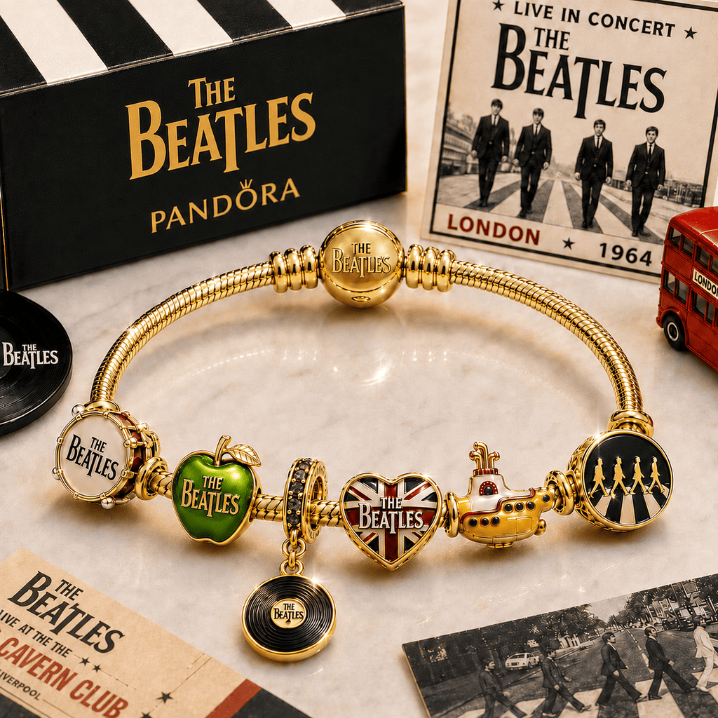 TBE Gold Charm Bracelet Set BMD