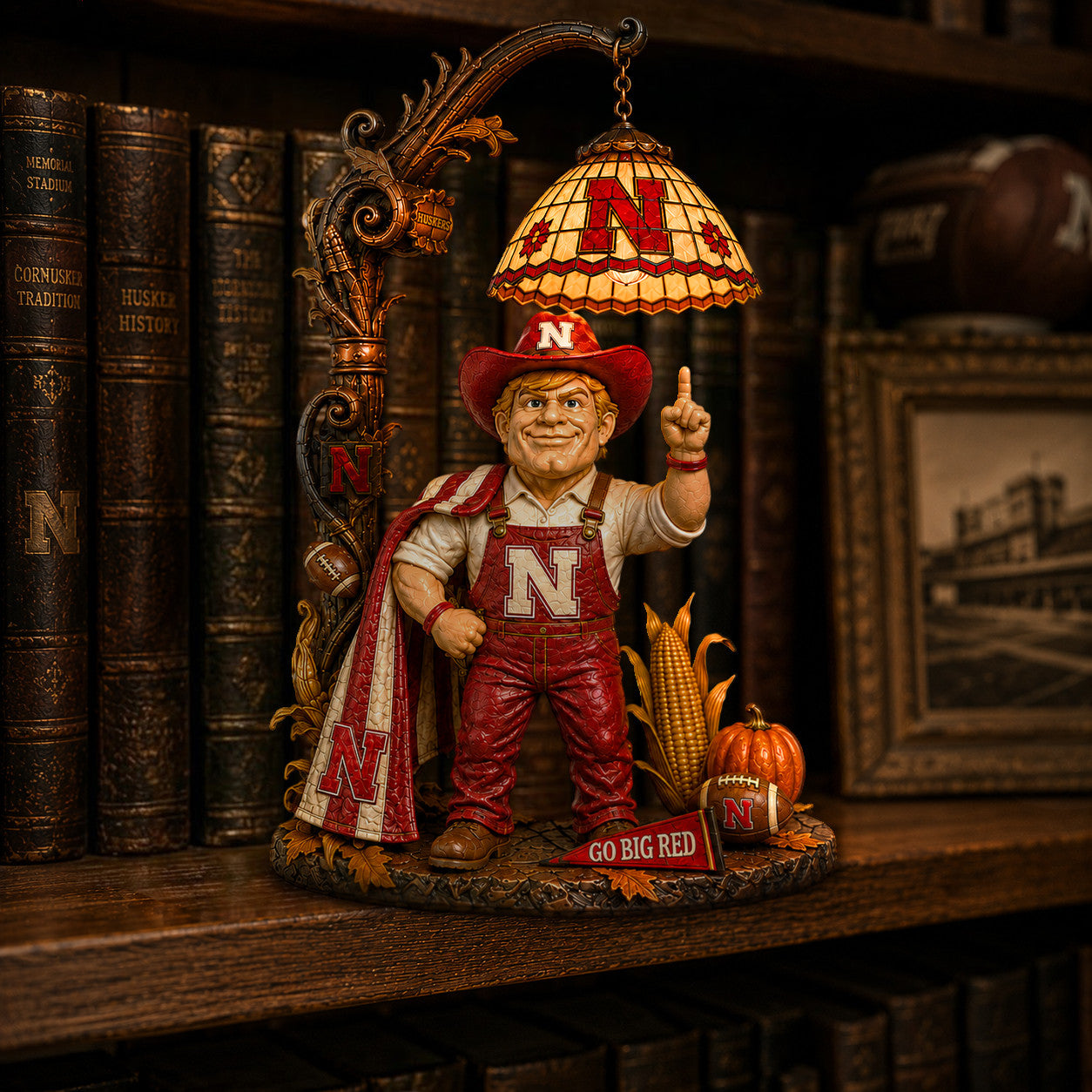Premium NCH Bookshelf Figurines Lamp PDL