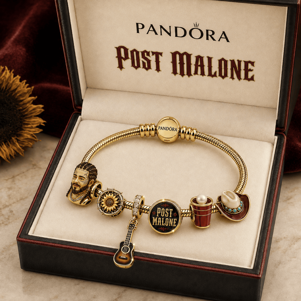 PTML Gold Charm Bracelet Set TMH