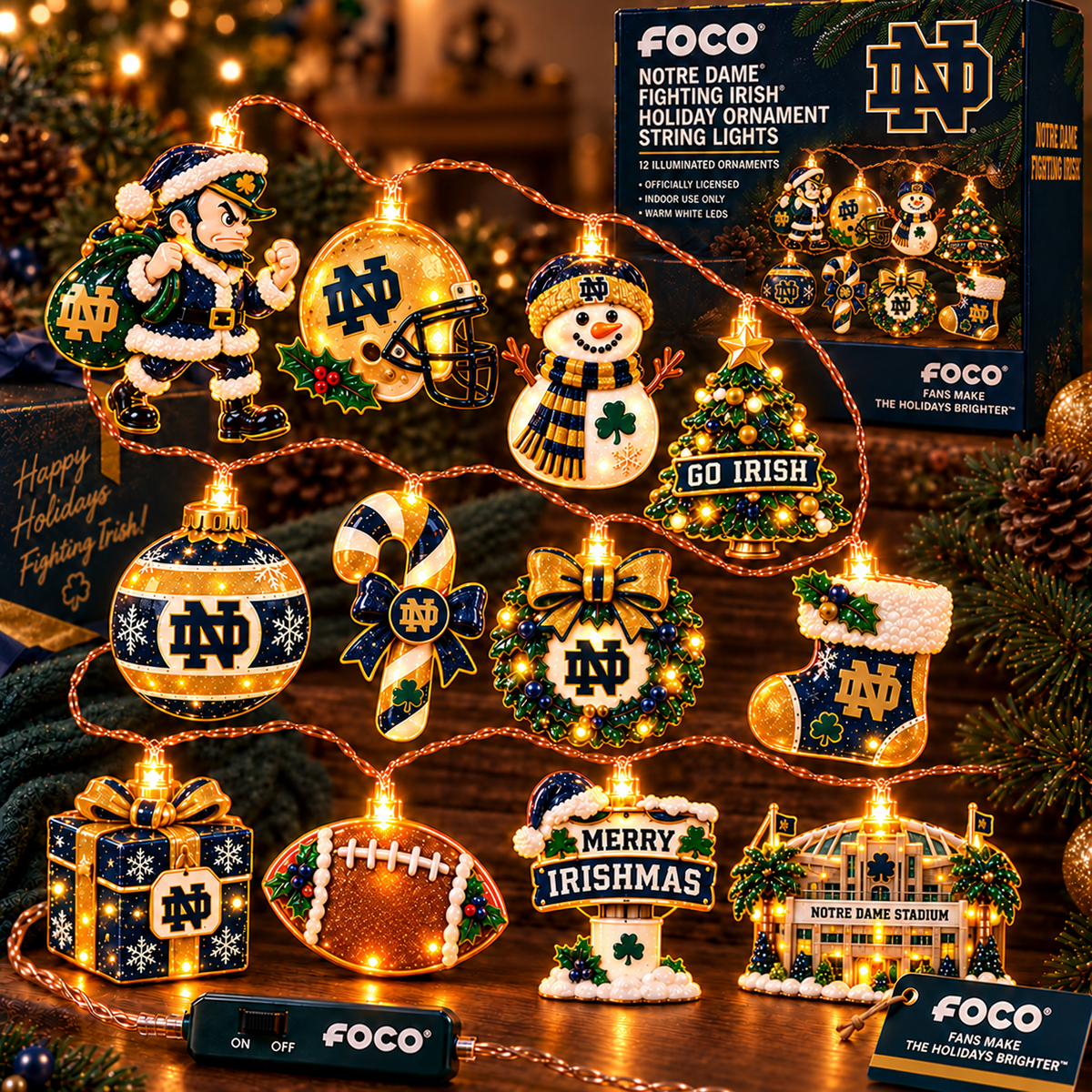 NDFI Premium decorative Christmas LED string lights BMD