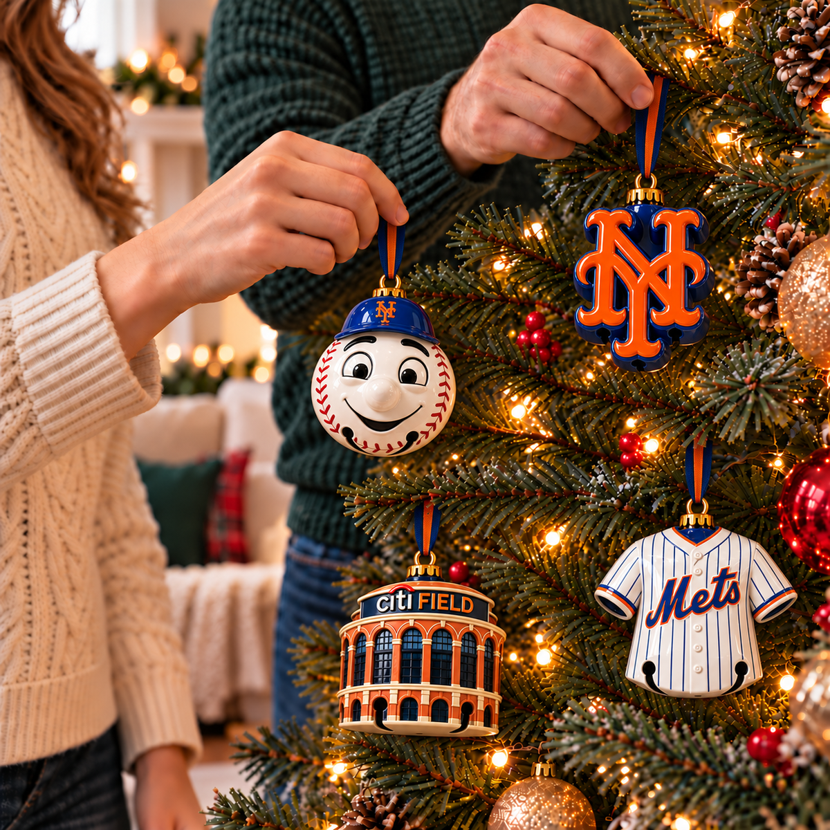 Premium NYM Christmas Bell Ornament TTMH
