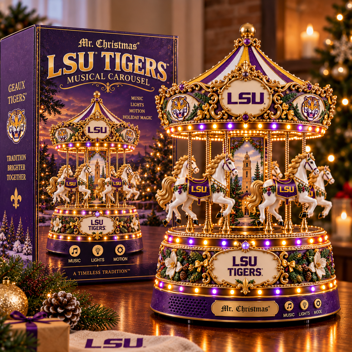 LSU Premium Musical Carousel BMD
