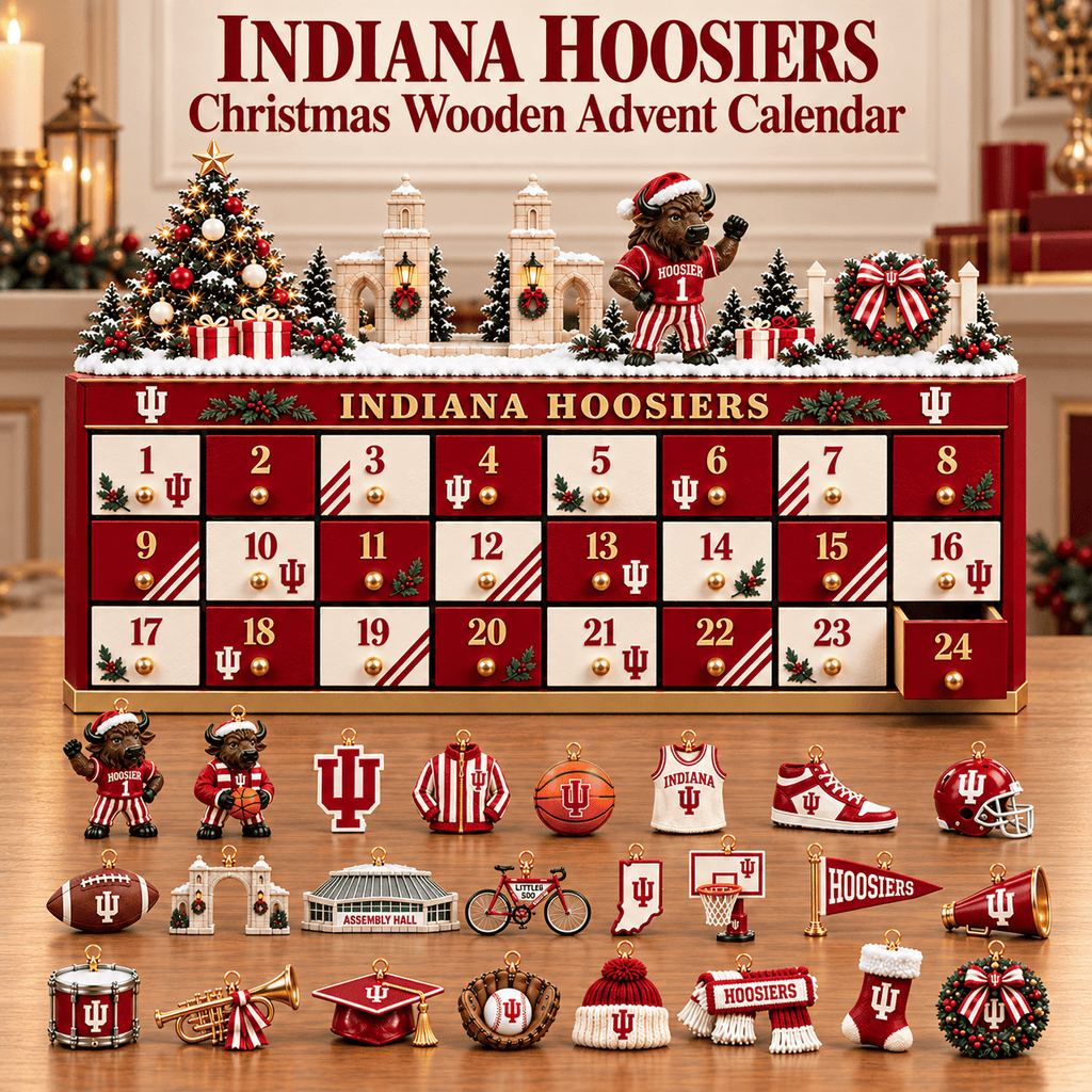Premium IDH Christmas Wooden Advent Calendar TTMH