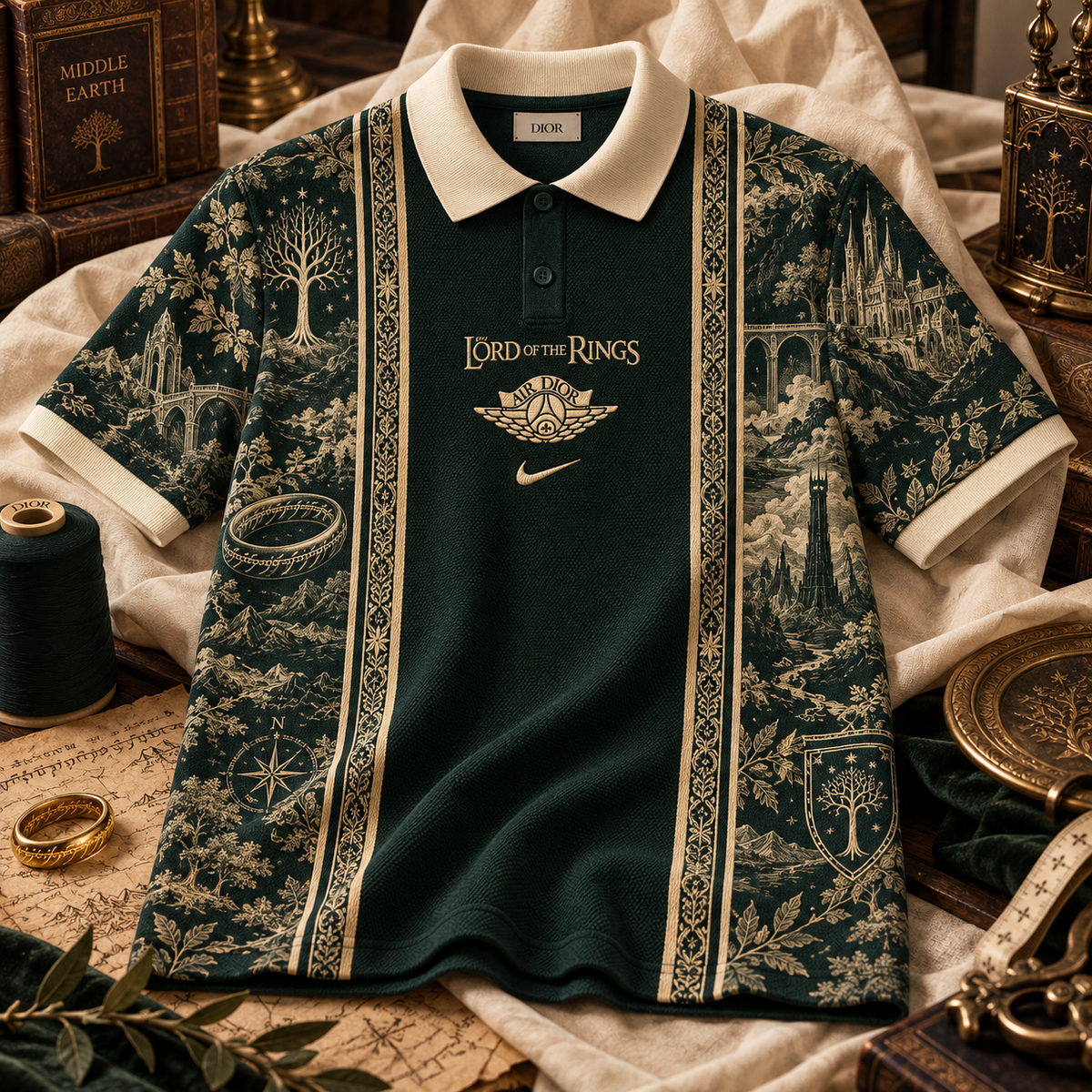 LOTR PREMIUM VINTAGE POLO SHIRT LNTH