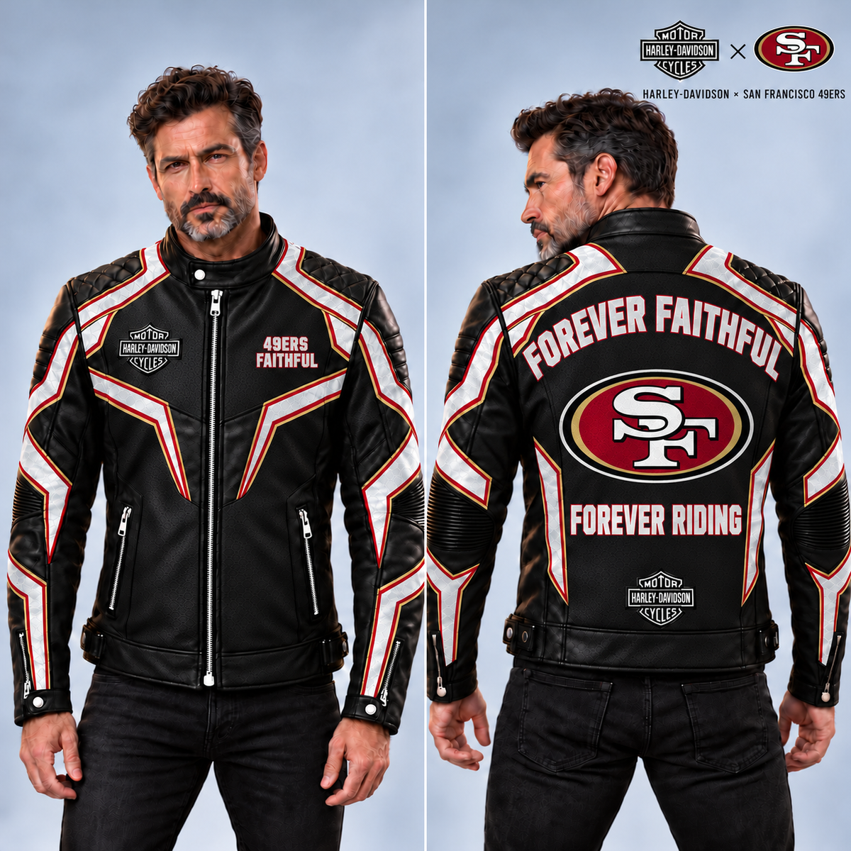 SF49 Reflective Biker Jacket PNPA