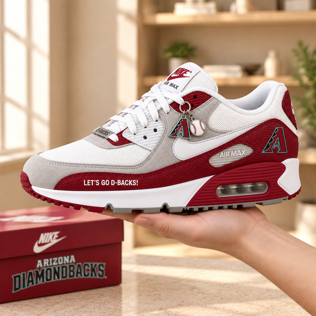 Arizona Diamondbacks Premium Low-Top Sneakers