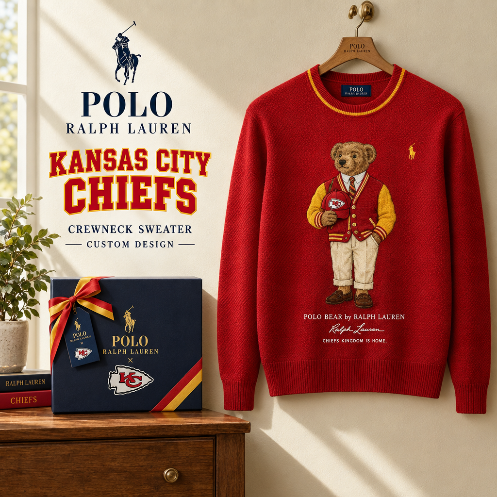Kansas City Chiefs Premium Crewneck Sweater