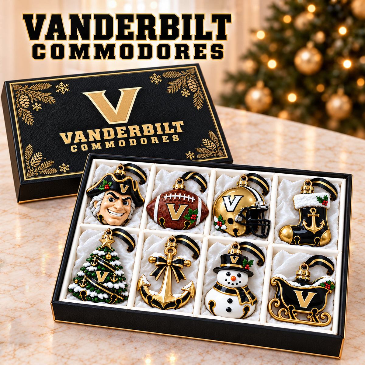 Premium VDBC Christmas Bell Ornament PVNA