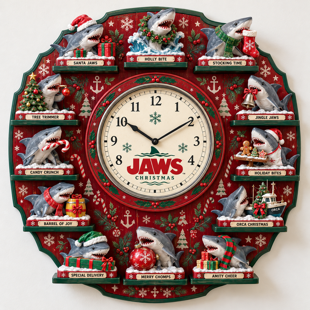 JAWS Premium Christmas Sculpture Clock Collection PTKL
