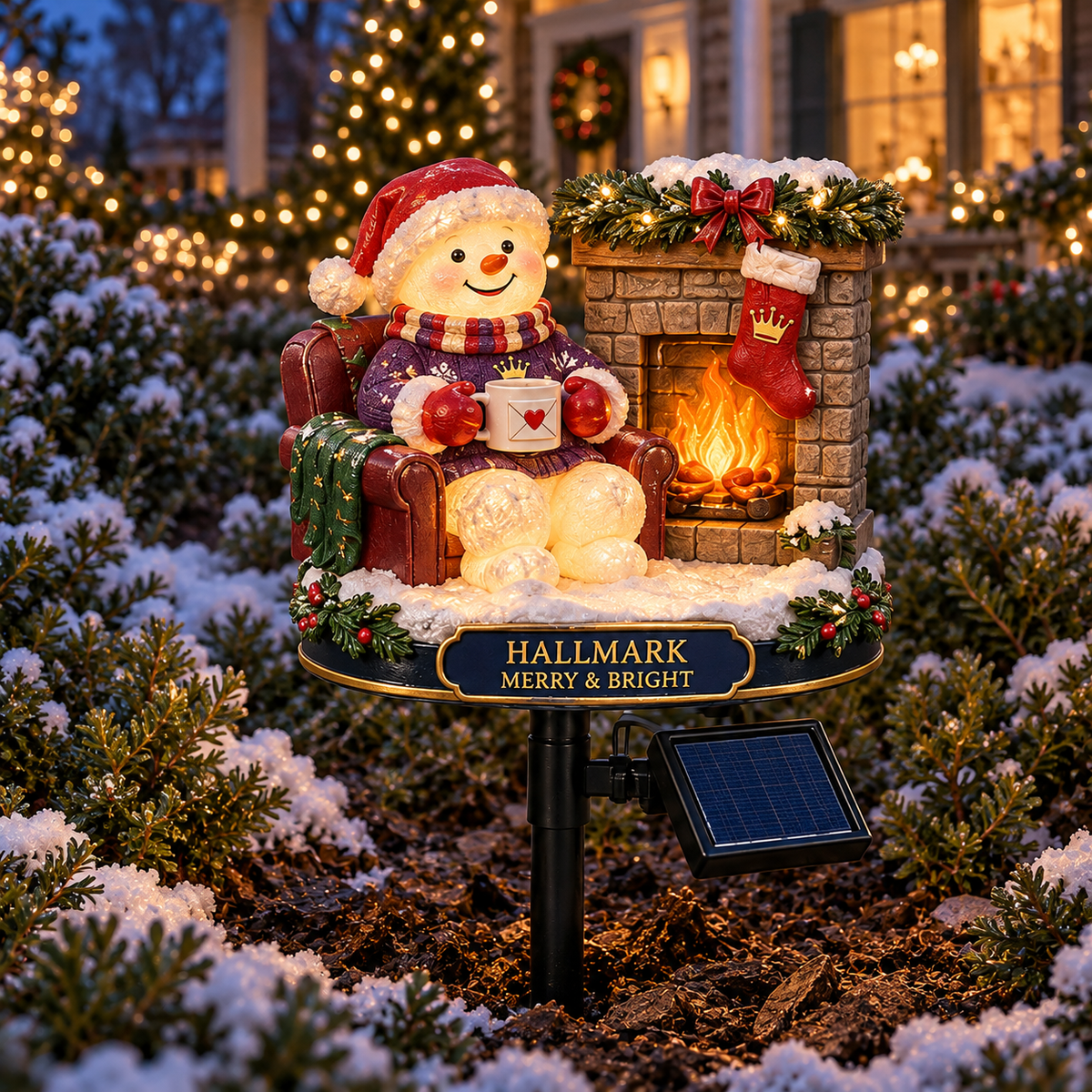 HMTV PREMIUM CHRISTMAS SOLAR GARDEN LIGHTS SET HQH