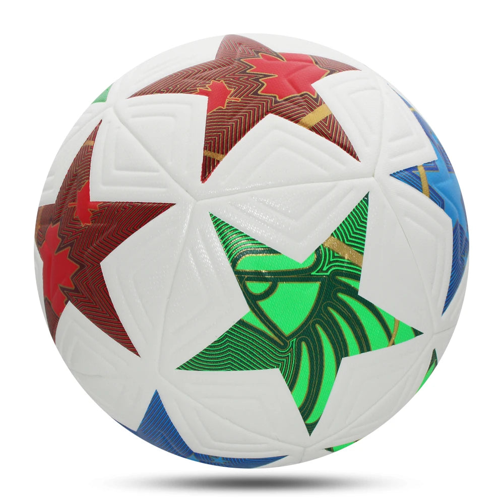 New Soccer Ball Official Size 5 PU Material High Quality Grass Outdoor Team Match Game Football Training Seamless futbol topu