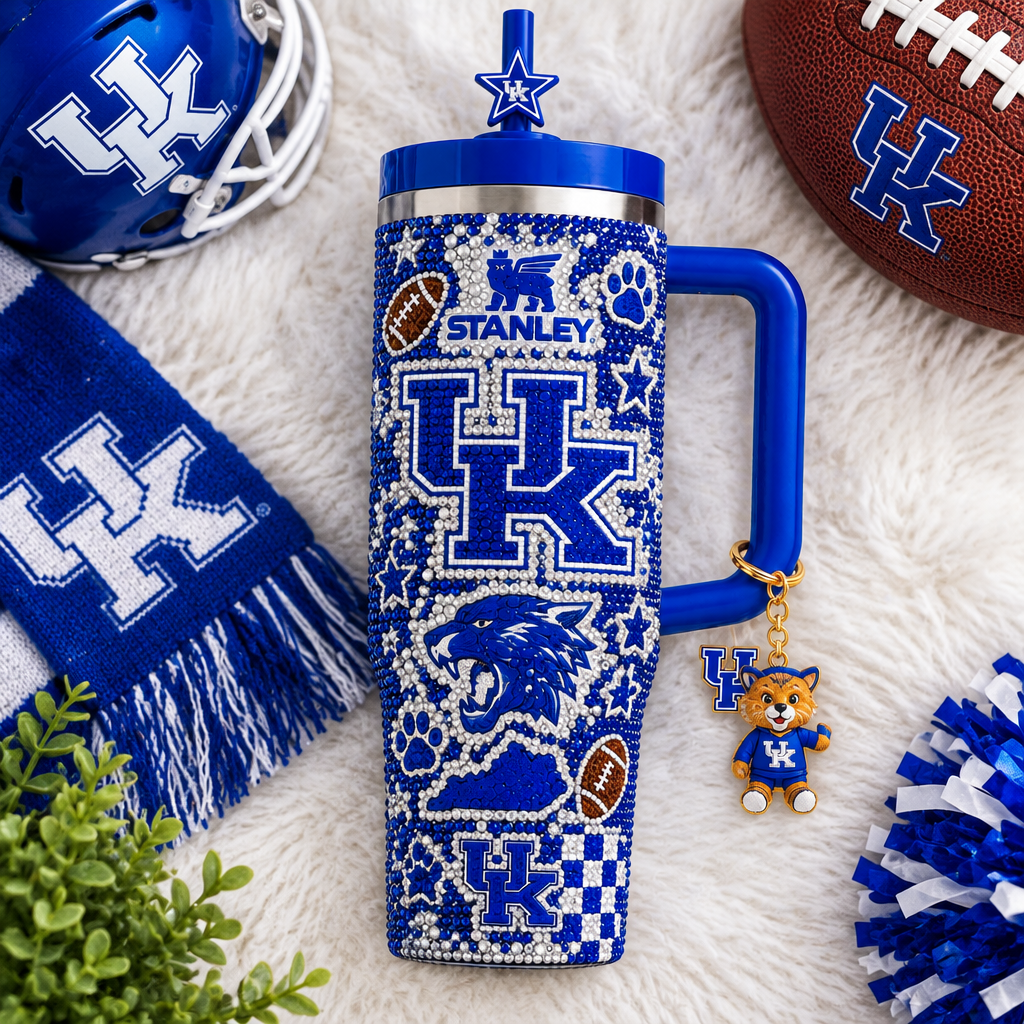 Kentucky Wildcats 40oz Tumbler With Handle TTNL