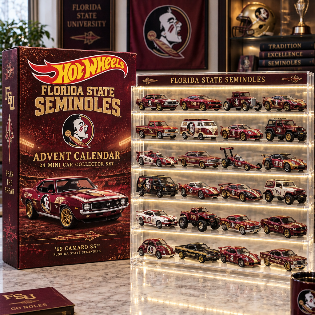 Florida State Seminoles Premium Mini Car Advent Calendar
