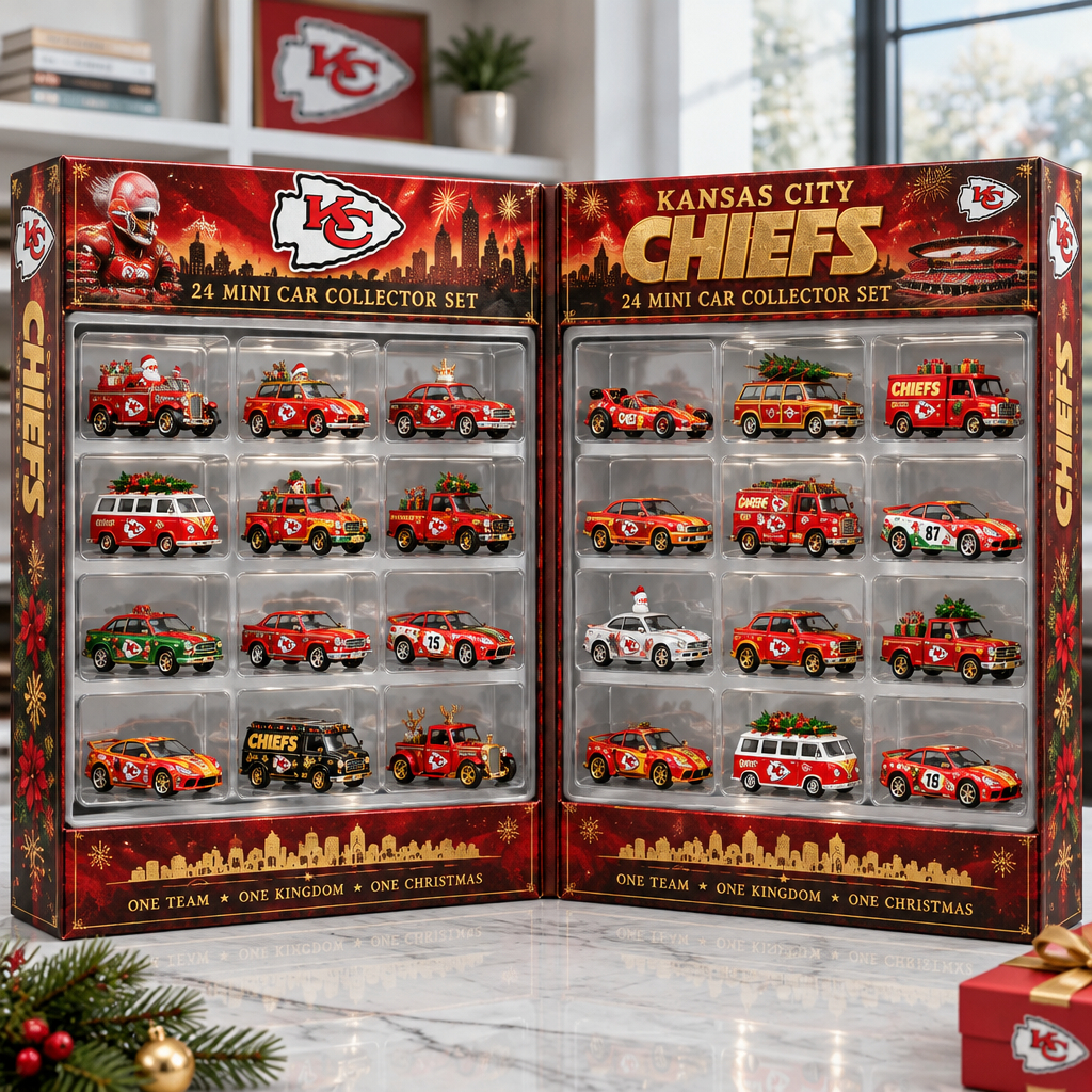 Kansas City Chiefs Premium Mini Car Advent Calendar