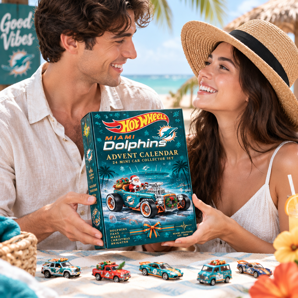 Miami Dolphins Premium Mini Car Advent Calendar